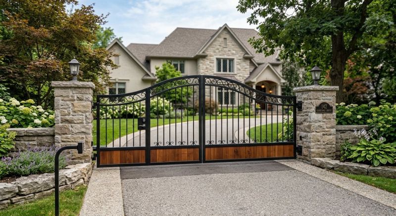 Driveway Fence Installation in Alpharetta, GA
