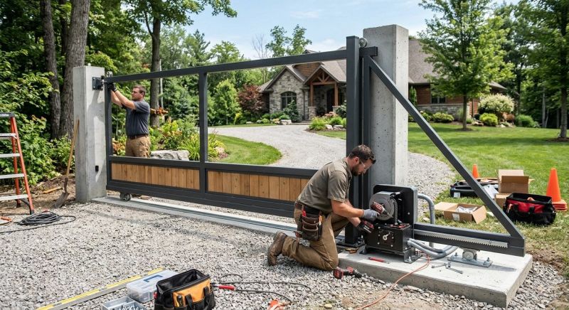 Gate Entry System Installation in Naperville, IL