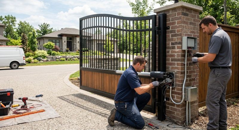Motorized Gate Installation in Littleton, CO